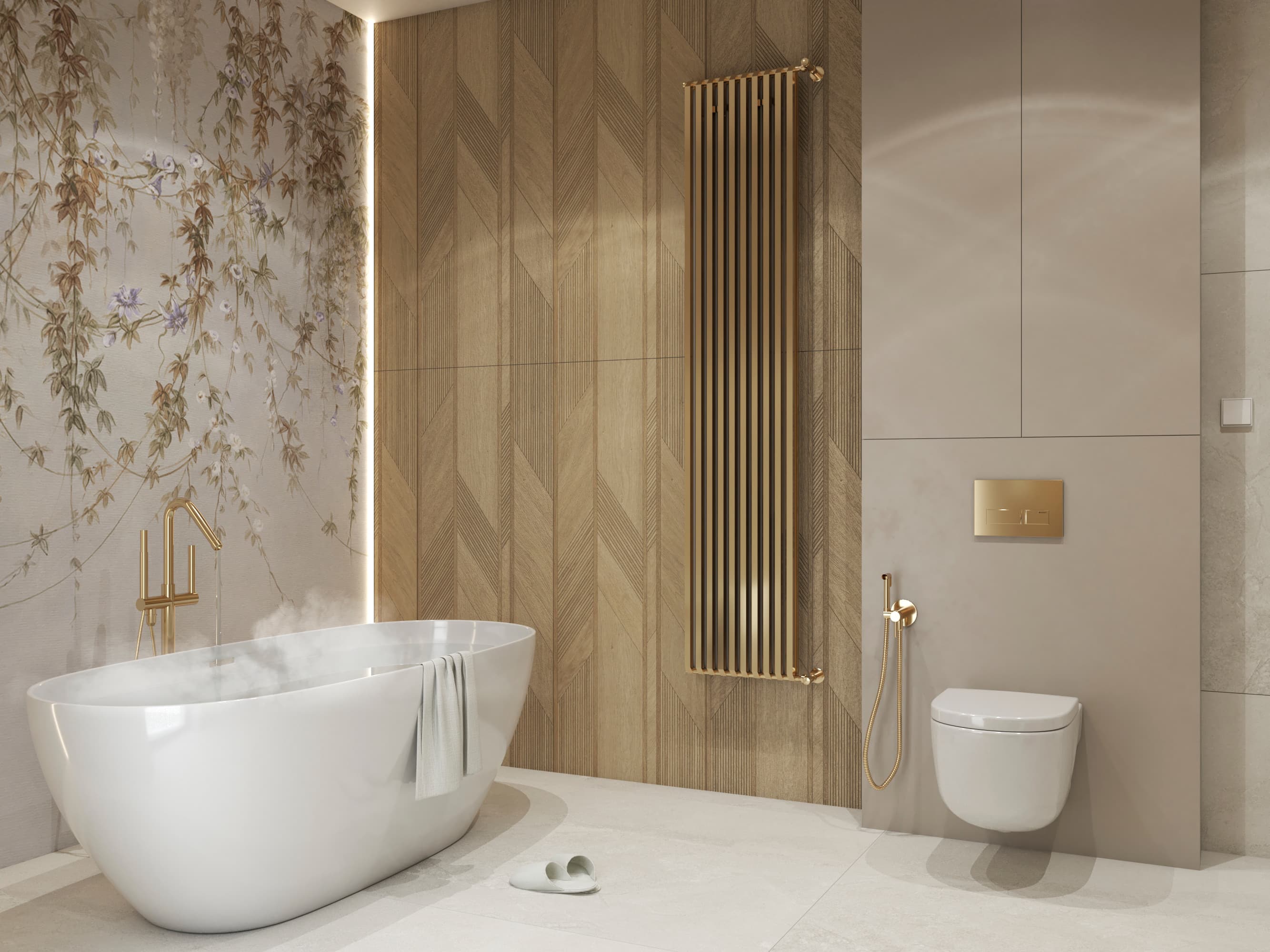 Projekt wnętrza domu jednorodzinnego w Krasnem - elegancka strefa dzienna z kamienną wyspą - ujęcie 10